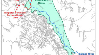Atascadero Basin map