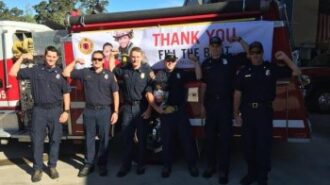 templeton, firefighters, fill the boot
